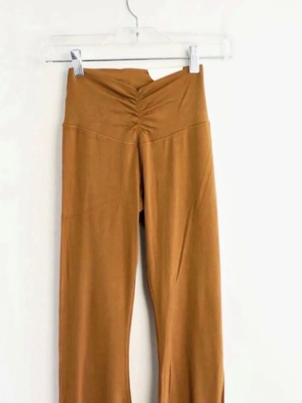 Aerie 15OFFLINE Ruched Flare Leggings in Brown XS/T/P Like New